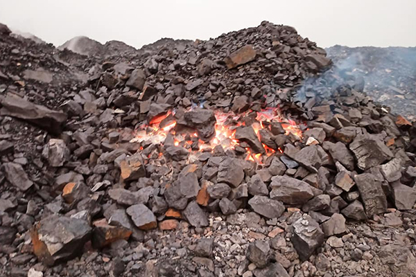 Bituminous Clay Type Emulsion for Mine Fires